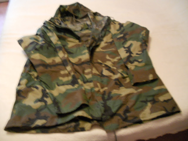 Genuine US Military Issue Improved Wet Weather Woodland Camo Parka