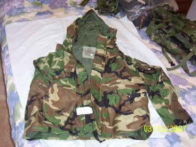 Genuine US Military Issue NEW Gortex ECWCS GEN I (Extended Cold Weather  Clothing System) Woodland Camo Parka, S/R, M/R,, L/R,