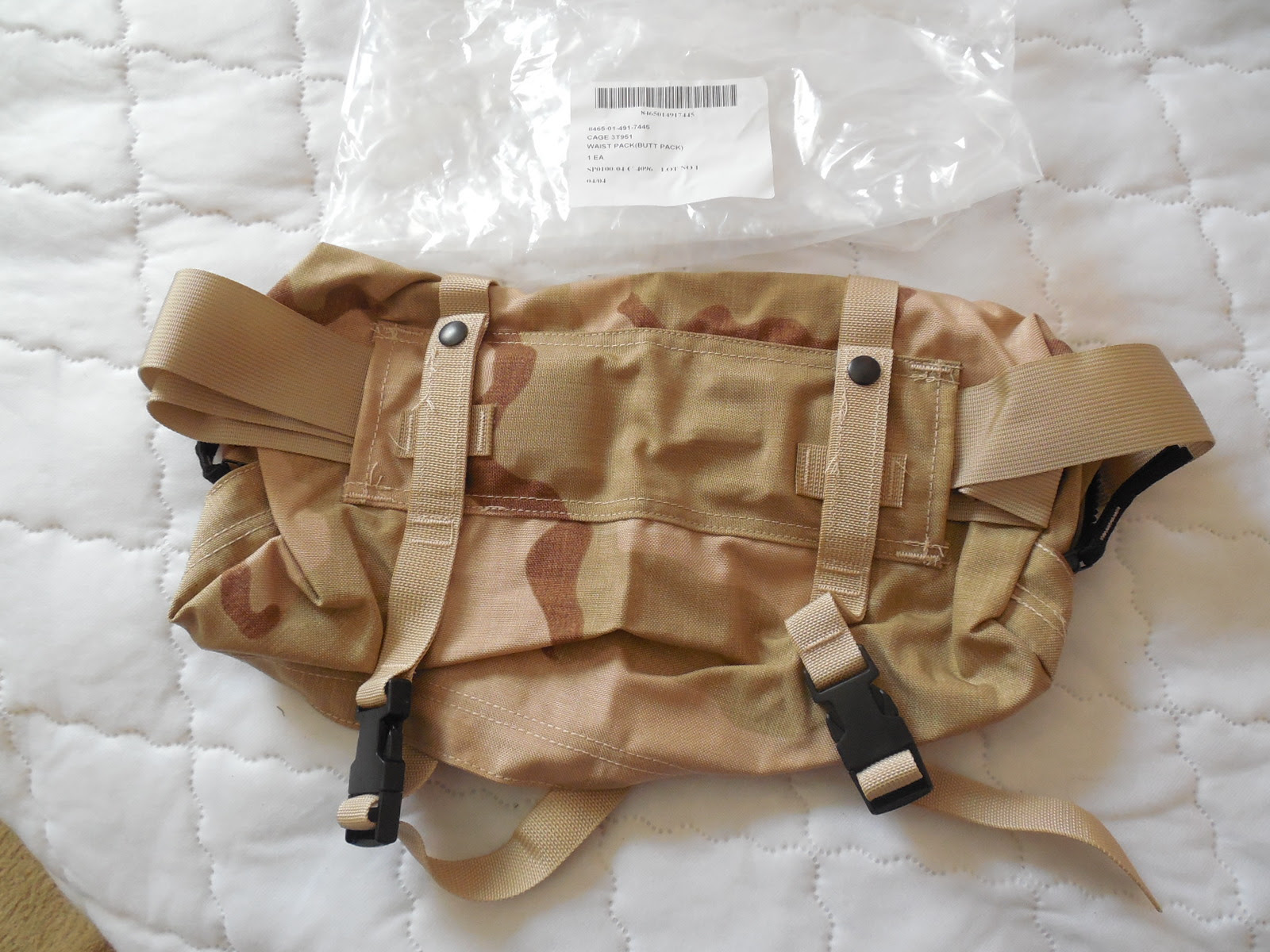 US Military Issued ACU Molle Waist Pack Butt Pack 8465-01-524-7263 EXCELLENT 