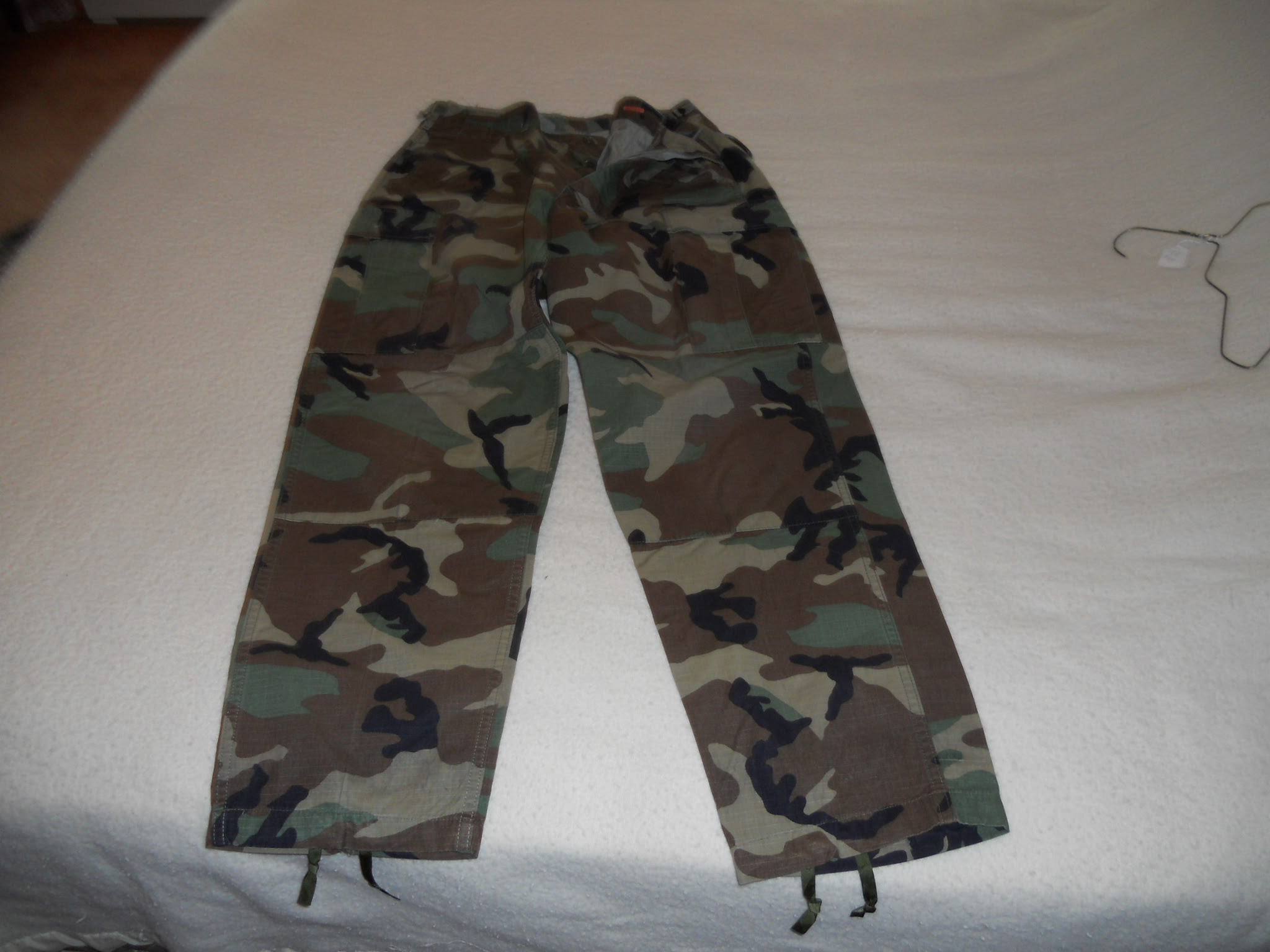 ARMY ISSUE WOODLAND BDU CAMO IMPROVED RAIN TROUSERS PANTS NEW ORC EXTRA EXTRA LG 