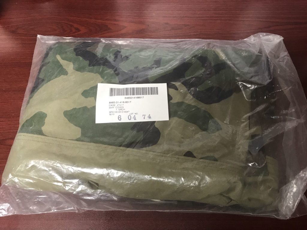 Genuine US Military Issue Woodland Camo Modular Sleeping System Bivy