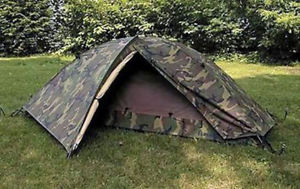 ONE PERSON WOODLAND CAMO COMBAT TENT NSN # 8340 01 535 0134 | B