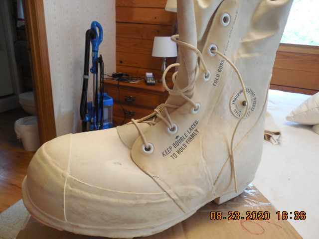 USED White Mickey Mouse or Bunny Boot With Valve - Army Surplus Warehouse,  Inc.